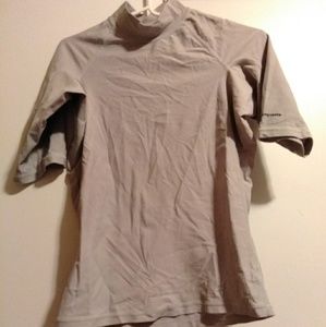 Patagonia rash gaurd kids medium grey short sleeve